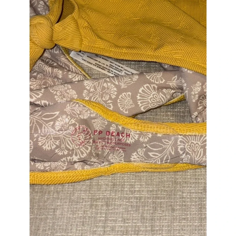 Free People free-est The Pamela One-Piece Swimsuit High Cut Golden Size XL NEW